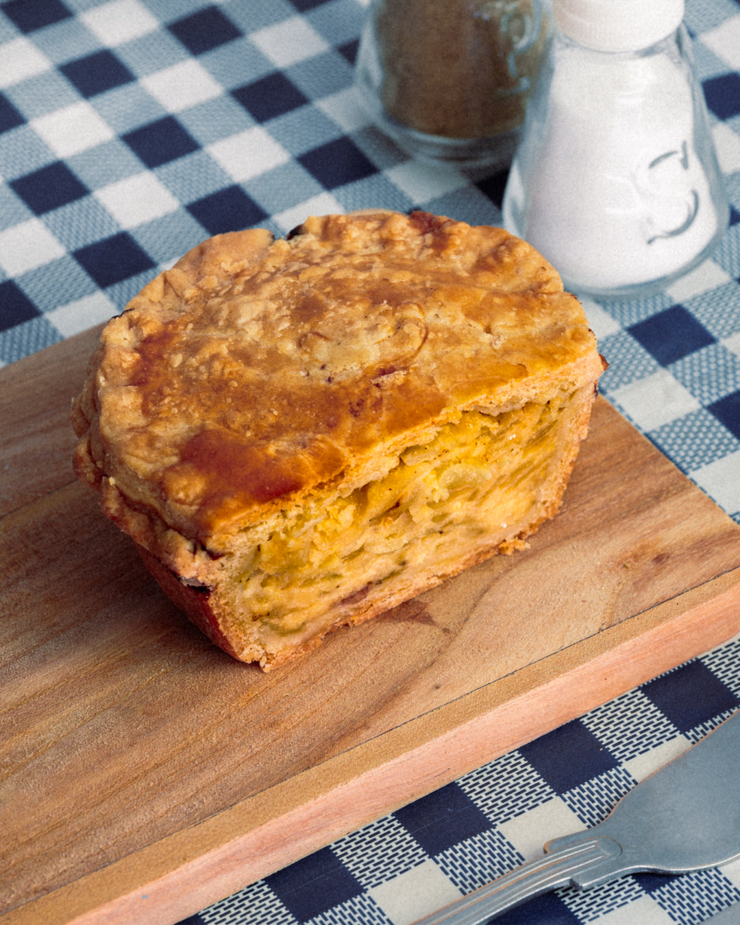 Cheese and onion Pie